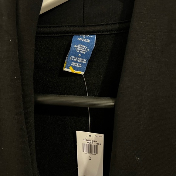 Old Navy Black slouchy open sweater - Picture 2 of 2